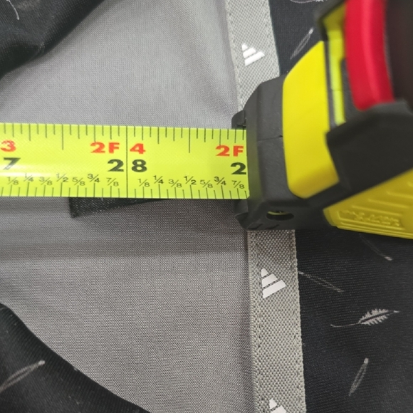 Adidas Men's Ultimate Polo Shirt in black with a feather Pattern, Size L, NWT - Picture 12 of 15